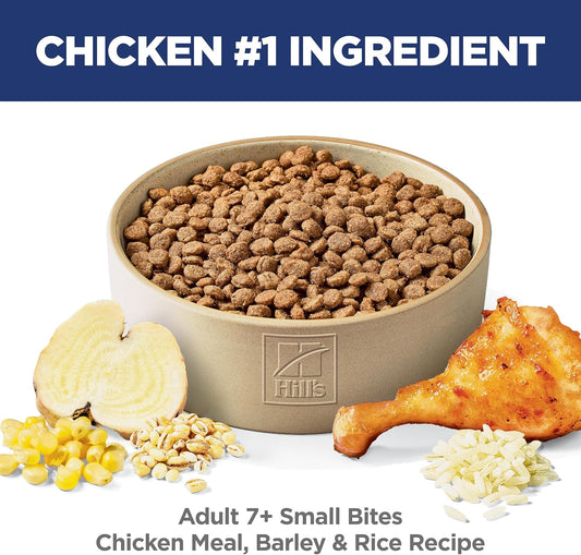 Hill's Science Diet Adult 7+ Small Kibble Chicken & Rice – 15 lb