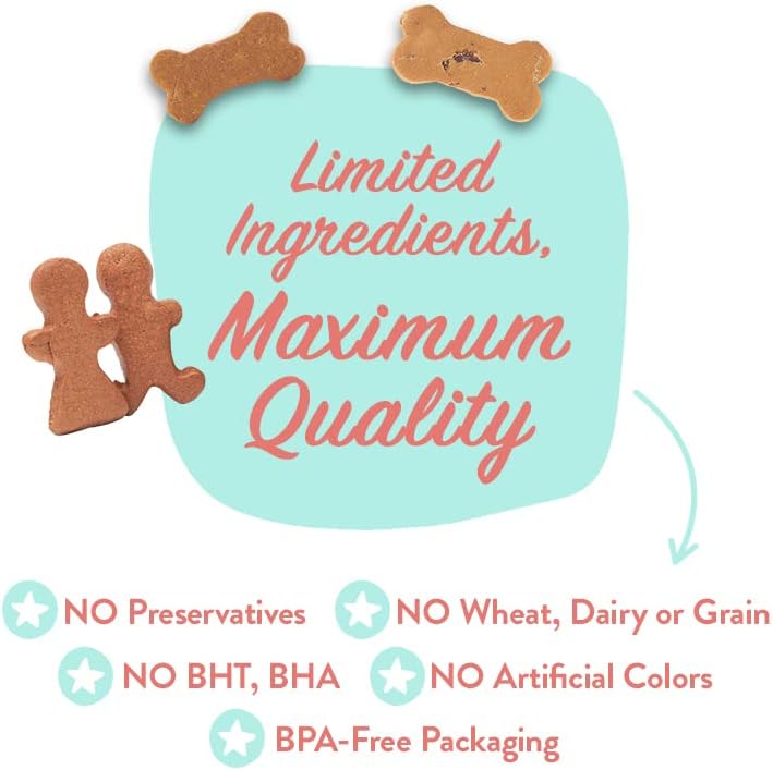 Portland Pet Pumpkin Dog Treats – Grain-Free, Natural, 3-Pack (5 oz).