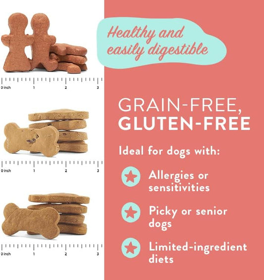 Portland Pet Pumpkin Dog Treats – Grain-Free, Natural, 3-Pack (5 oz).