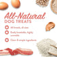 Portland Pet Pumpkin Dog Treats – Grain-Free, Natural, 3-Pack (5 oz).