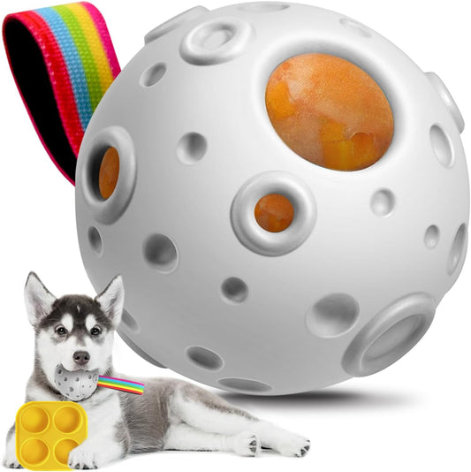Dog Puzzle Toy – Treat-Dispensing, Chewable, for 10–80 lbs, Easy-Clean & Interactive.