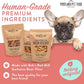 Portland Pet Pumpkin Dog Treats – Grain-Free, Natural, 3-Pack (5 oz).