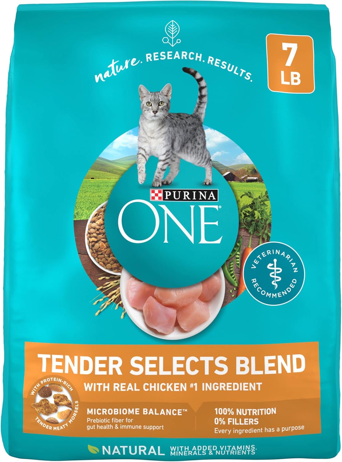 Purina ONE Cat Food – Real Chicken, 7 lb.