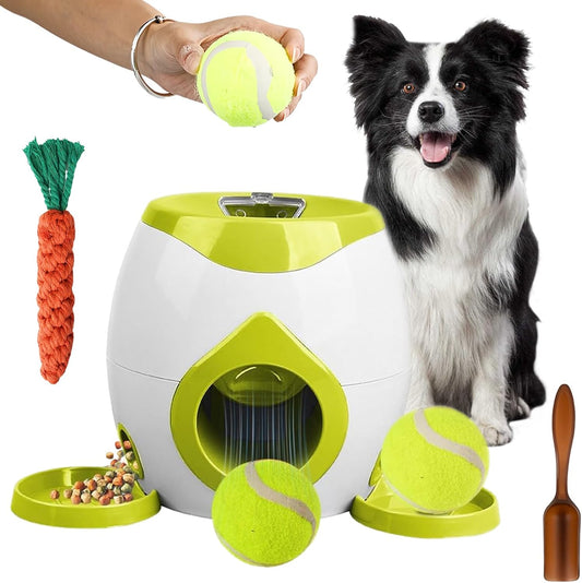 Interactive Dog Puzzle Toy – Smart, Food-Dispensing,
