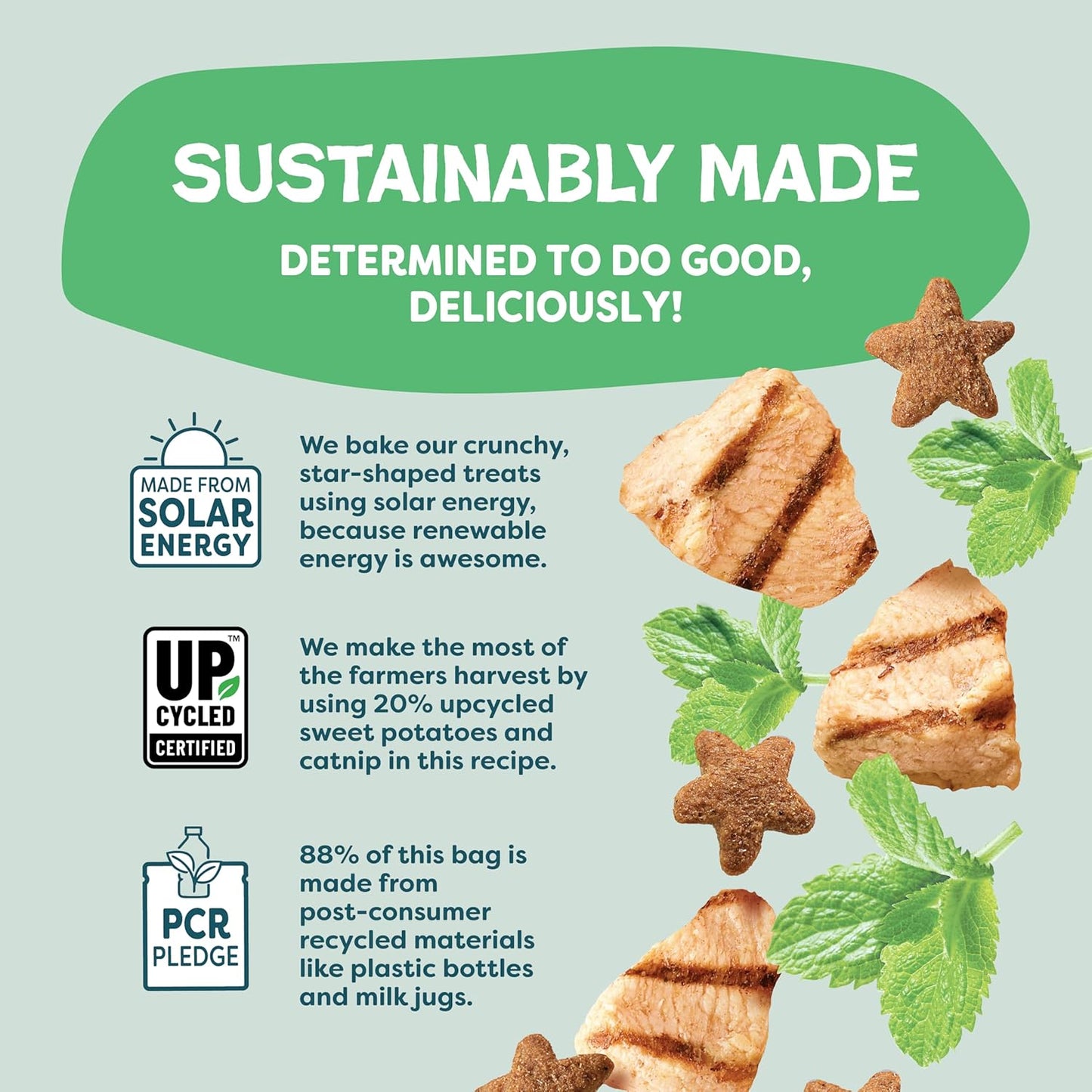 Shameless Pets Digestive Health Catnip Chicken Crunchy Cat Treats