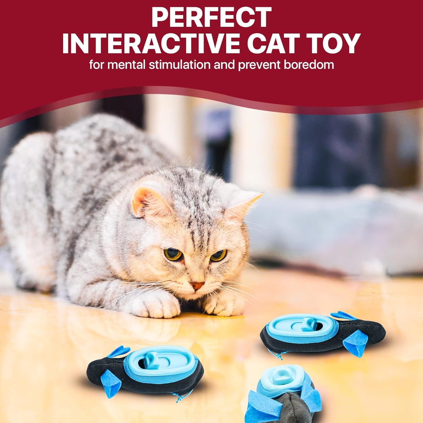 SPOT Cat Treat Toy – Feeder Mouse for Play & Health.