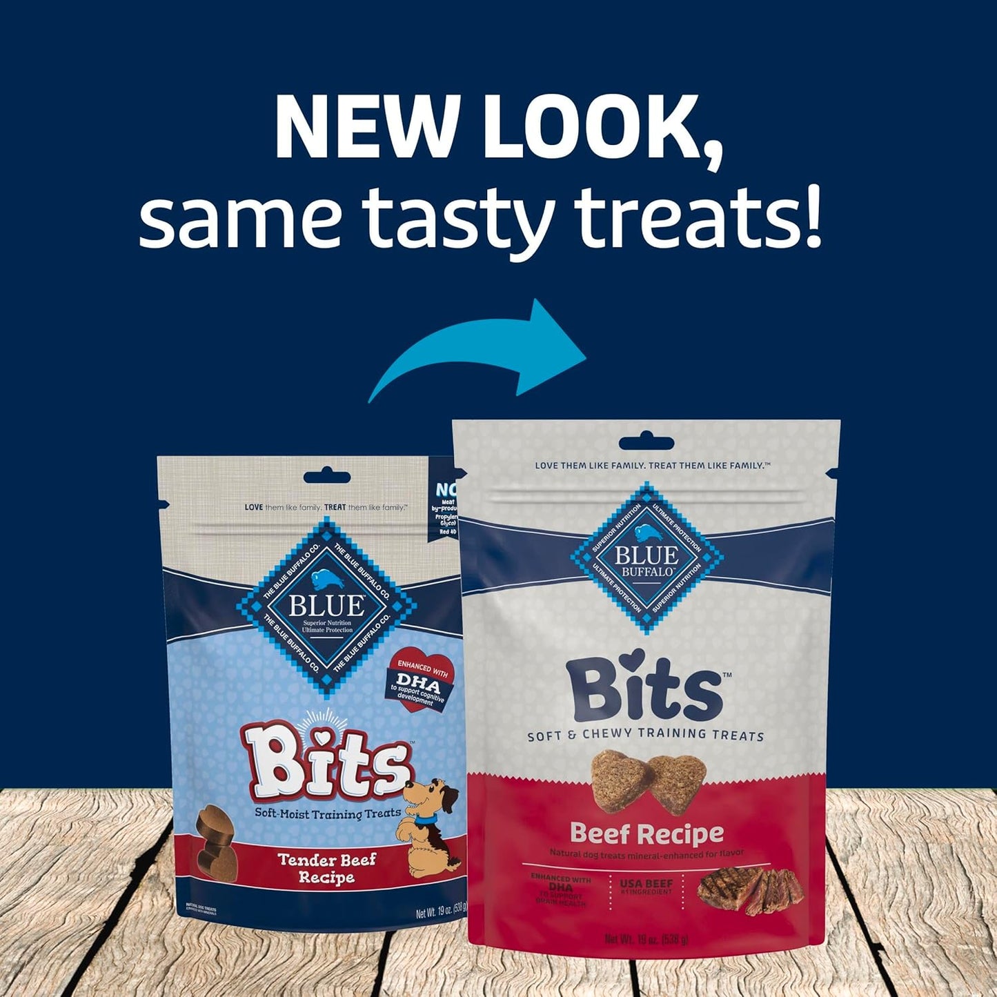 Blue Buffalo Bits – Soft Beef Training Treats, Natural, 19 oz.