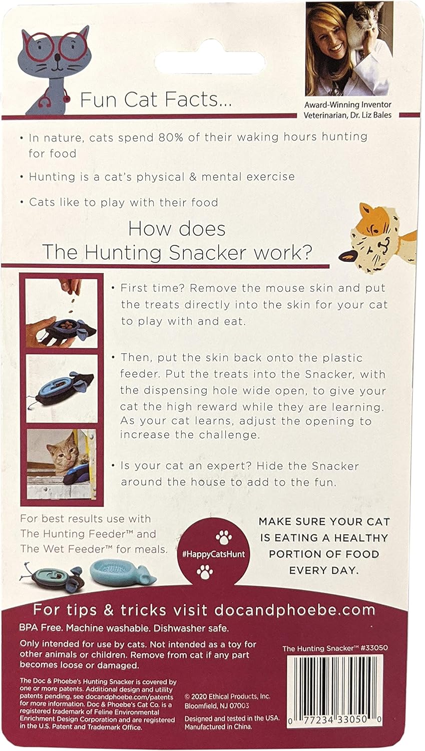SPOT Cat Treat Toy – Feeder Mouse for Play & Health.